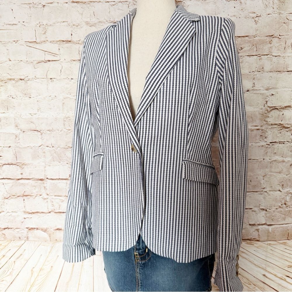 Rachel Zoe striped blazer jacket